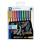 Stylos métalliques Staedtler 8323 – paquet de 10 – couleurs assorties