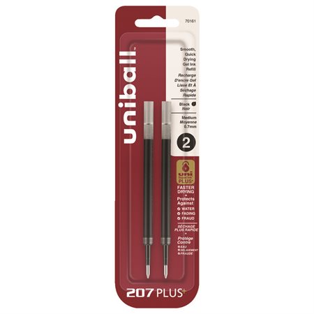 Uni-Ball 207 Plus Gel Pen Refills black