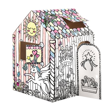 Playhouse 38 x 32 x 48 in. H. unicorn