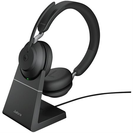 Casque d'écoute stéréo sans fil Evolve2 65 Avec socle de chargement USB-C