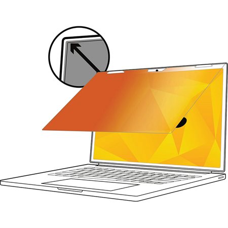 Gold Privacy Filter for MacBook Pro® 16 in