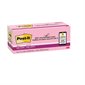 Feuillets recyclés Post-it® Super Sticky - La vie en pastel 3 x 3 po. Uni. paquet de 24, bloc de 70 feuilles