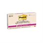 Feuillets recyclés Post-it® Super Sticky - La vie en pastel 3 x 3 po. Éclair. paquet de 6, bloc de 70 feuilles