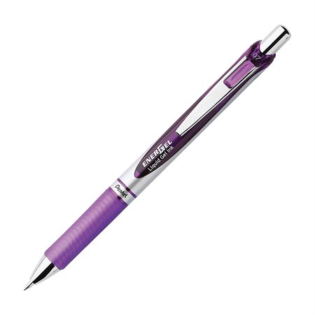 EnerGel Deluxe RTX Retractable Liquid Gel Pen purple ink