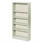 HON S72ABCQ Five-Shelf Metal Bookcase