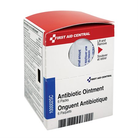 Onguent antibiotique boîte de 6