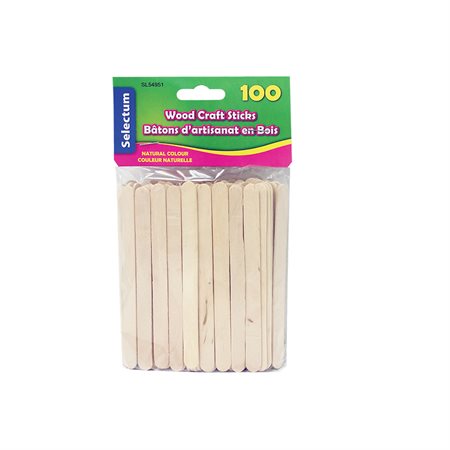 Craft wood sticks wood colour