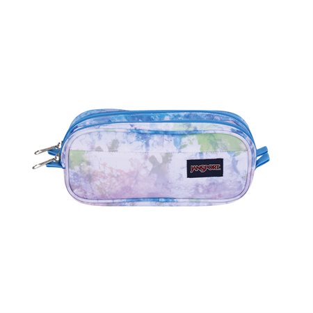 Dual Zippered pencil Case Batik wash