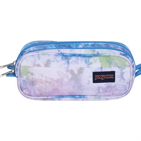 Dual Zippered pencil Case Batik wash
