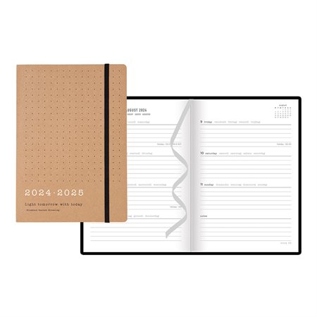 Weekly Academic Planner (2024-2025) brown