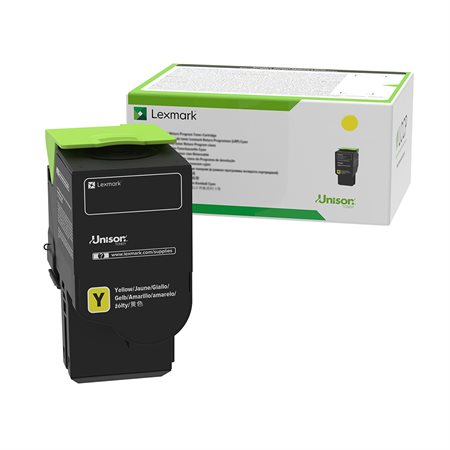 Cartouche de toner à très haut rendement pour Lexmark CS52X jaune