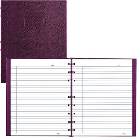 NotePro Notebook 9.25 x 7.25 in 150 pages, dark raspberry