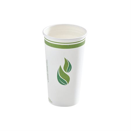 Gobelets en papier compostables doublés de PLA 20 oz