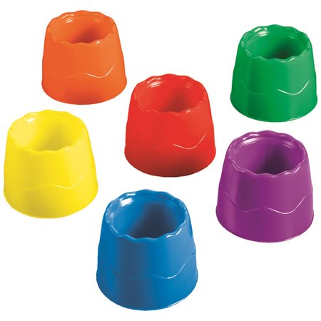 Verres à peinture Prang 6 couleurs assorties