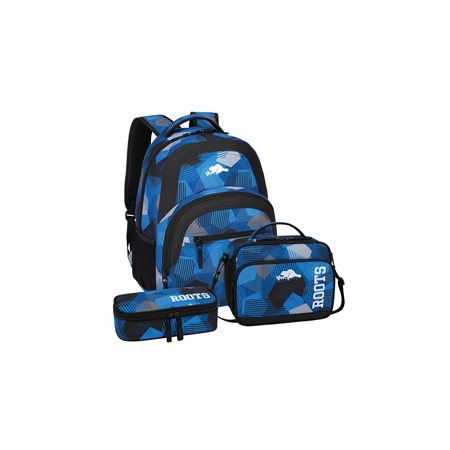 Backpack-Lunchbox-Pencil Case Kit blue