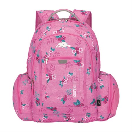 Computer Backpack pink flowers