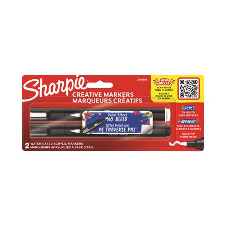 Creative Markers Bullet Tip package of 2