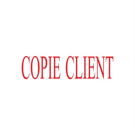 "Copie Client" Self-Inking Stamp