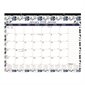 Calendrier sous-main mensuel floral (2026)