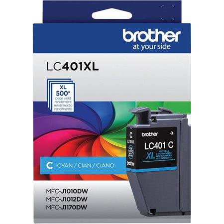 Brother LC401XL Ink Jet Cartridge cyan