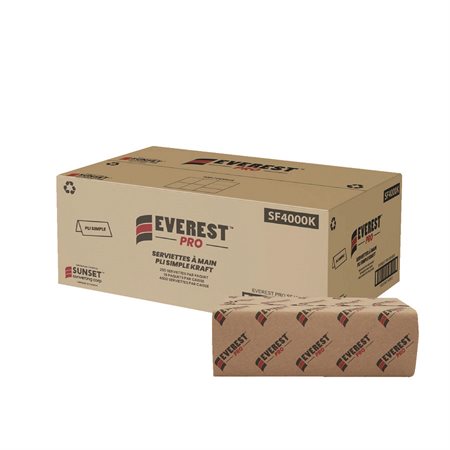 Paper Towels Single Fold kraft