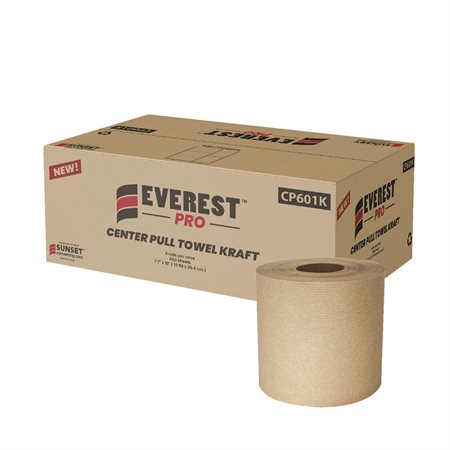 Everest Pro Center Pull Towel kraft