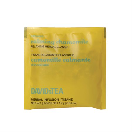 David’s Tea herbal infusion - organic calming chamomile