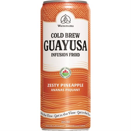 Waisamama Cold Brew Guayusa Tea zesty pineapple