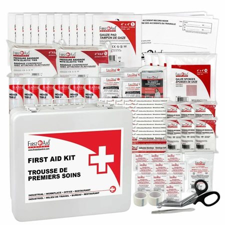 Trousse de premier soin Fédéral Type B Dans une boîte en métal