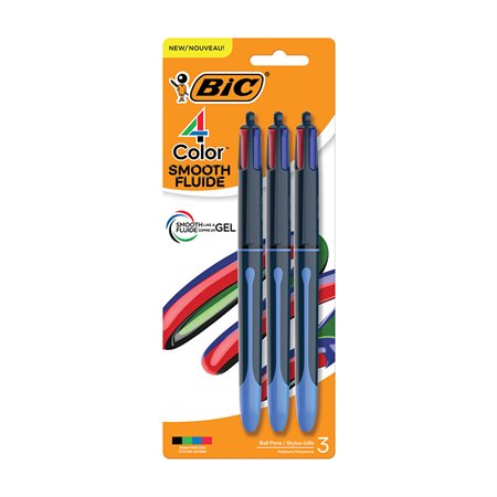 STYLO 4 COUL.POINTE MOYENNE