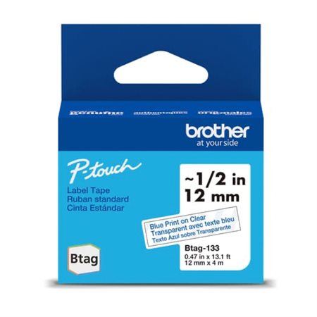 Non-Laminated Tape for Label Makers. blue