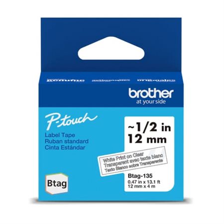 Non-Laminated Tape for Label Makers. white