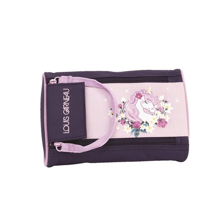Louis Garneau 2-Zipper Pencil Case unicorn