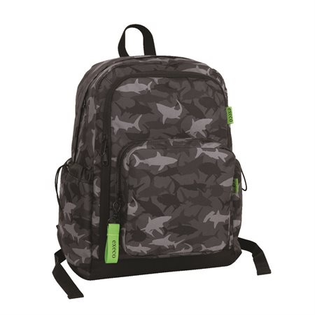 Sac à dos avec pochette à l’avant Execo requins