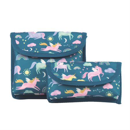Execo Sandwich and Snack Pouch Set unicorn