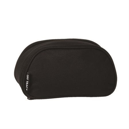 Off track Pencil case 2 compartments black