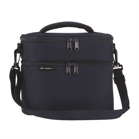 Off track 2-Compartment Lunch Box navy blue