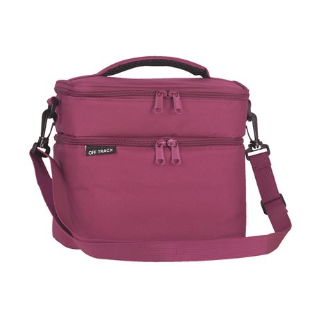 Off track 2-Compartment Lunch Box raspberry