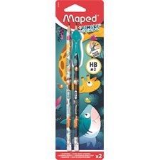 Crayons HB avec grip Jungle Fever Maped
