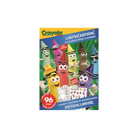 Livre de coloriage en édition limitée Crayola 96 pages