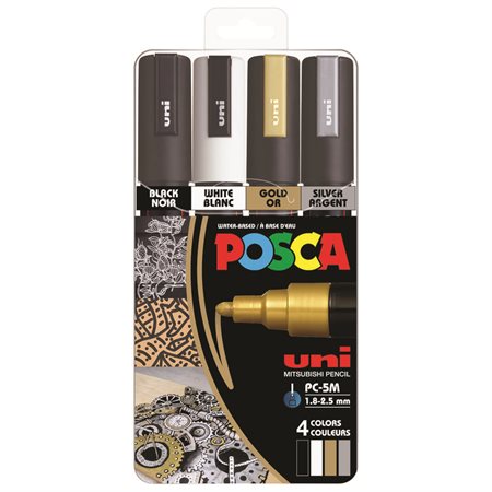 Marqueur à peinture à base d'eau assorti Posca