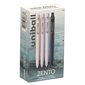 Uniball Zento Retractable Gel Pens muted