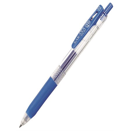 Stylo gel rétractable Sarasa Clip encre bleue pâle