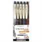 Stylos à encre gel rétractables Zebra Sarasa Clip couleurs foncées
