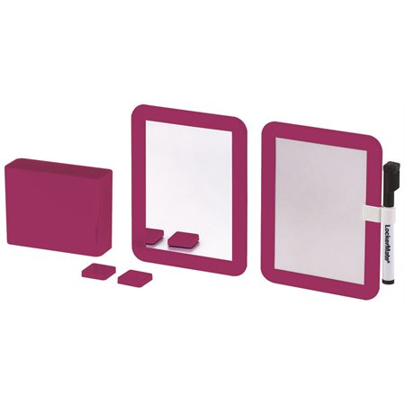 Kit d'accessoires pour le casier 6 pièces fuchsia