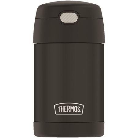 Thermos Stainless Steel FUNtainer® Food Jar with Folding Spoon black