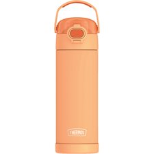 Thermos Stainless Steel Water Bottle with Spout & Locking Lid orange
