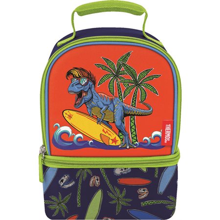 Boîte à lunch dino à double compartiment avec doublure FLEX-A-GUARD™ Thermos