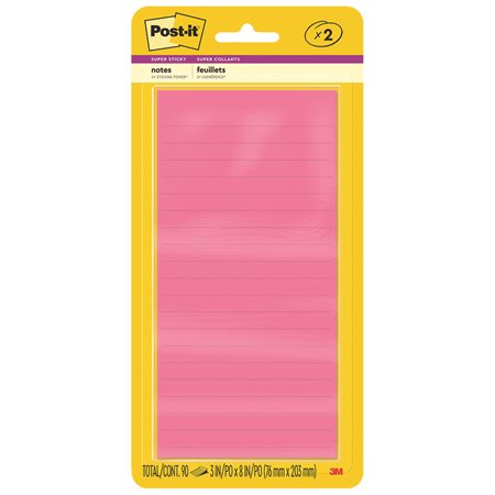 Feuillets super collants Post-it® collection Coup de pouce