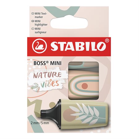 Surligneurs STABILO® BOSS® MINI Nature vibes